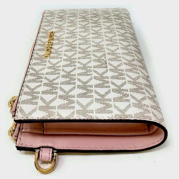 Michael Kors Jet Set Travel Double Zip Wallet - Picture 3 of 12